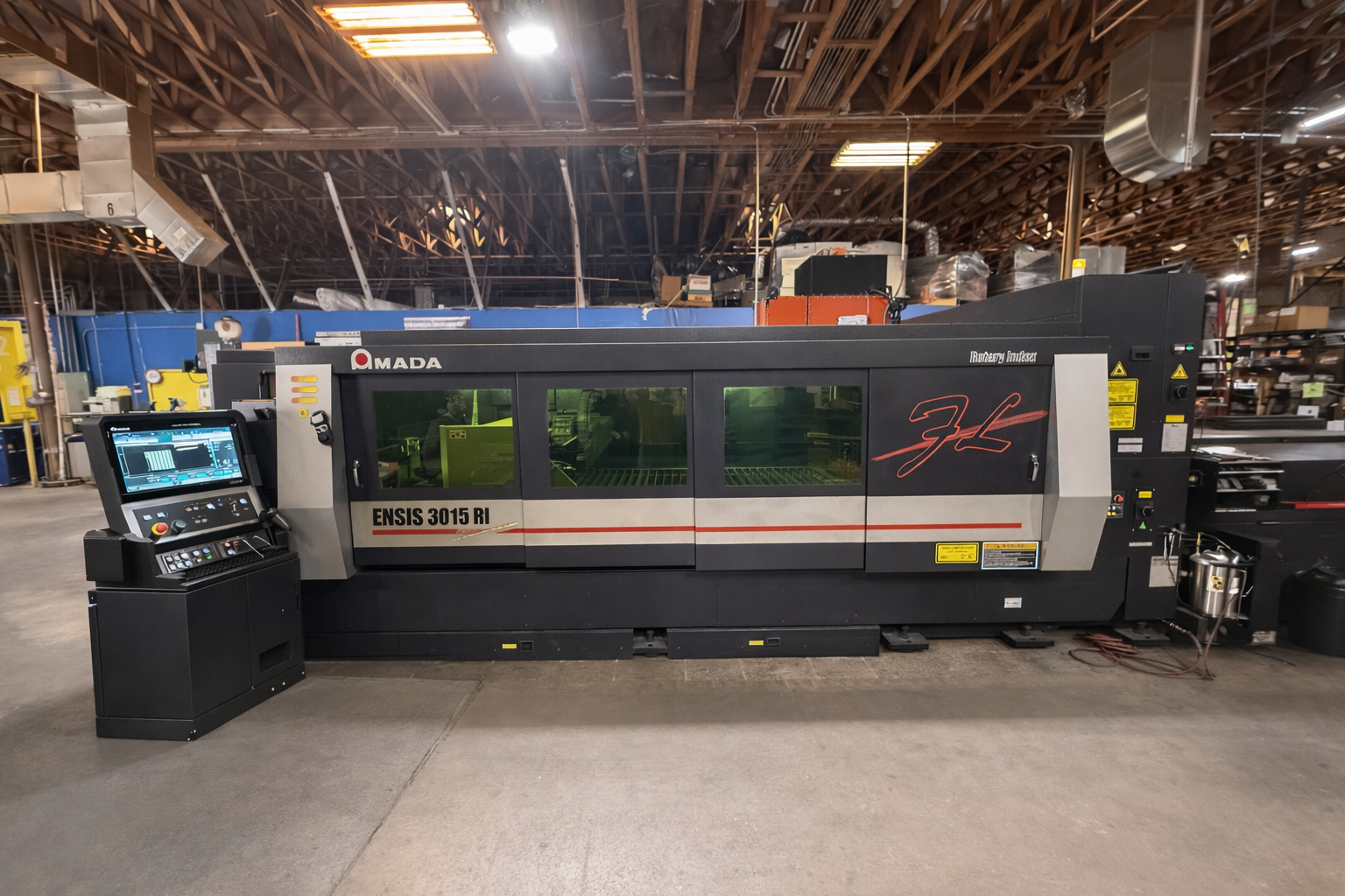 Amada Ensis 3kW - Fiber Laser Cutting System