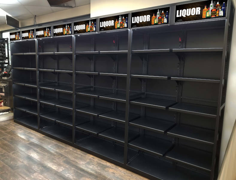Back Bar Liquor Display Cabinet features