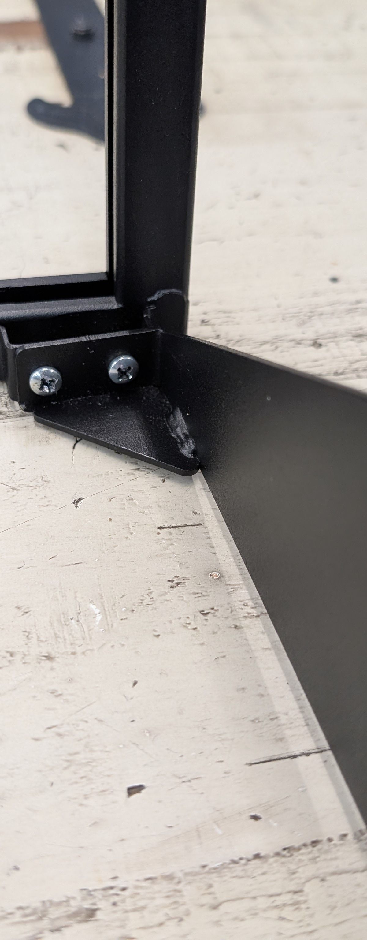 Custom Lozier bracket sign detail