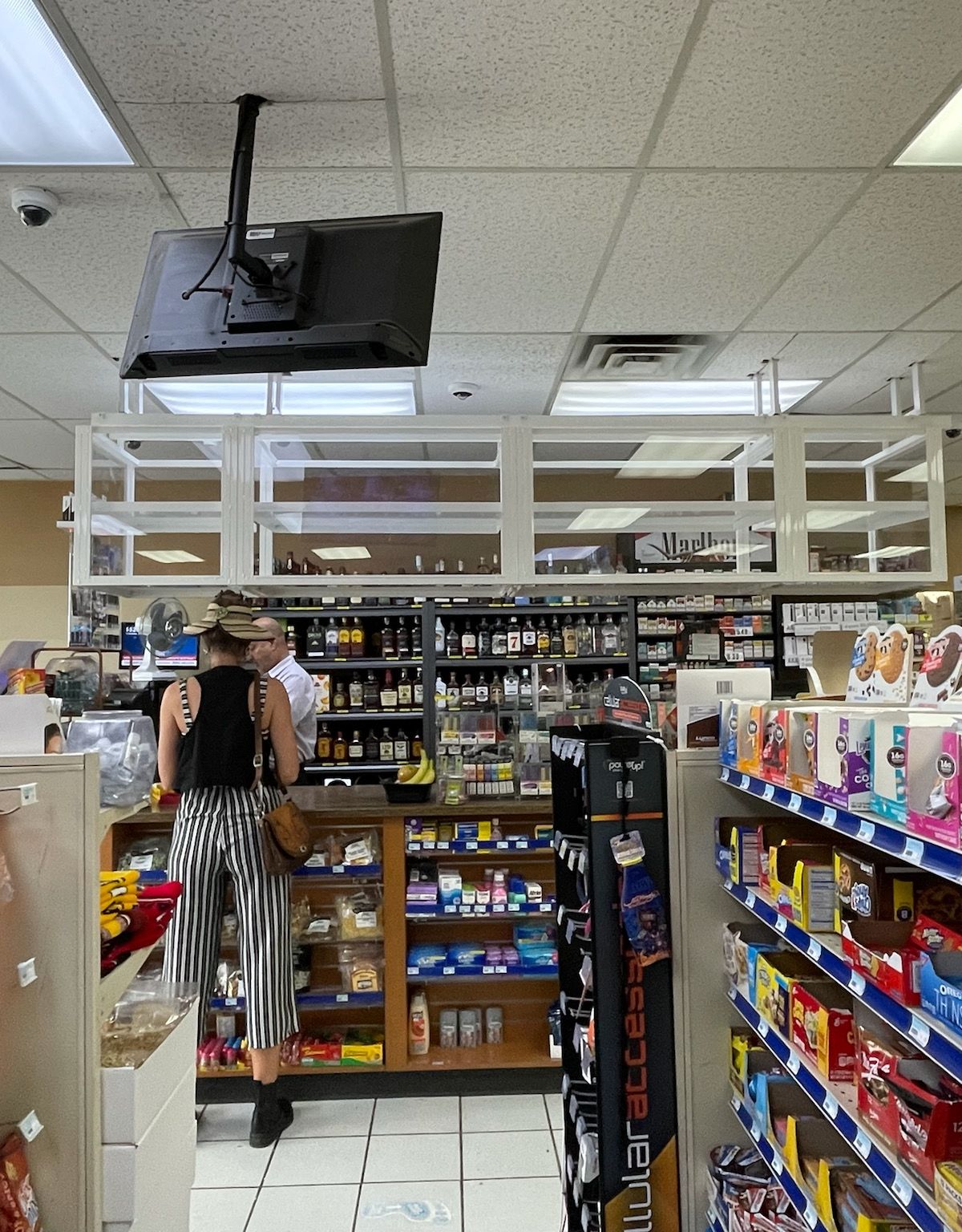 Custom Manny's Chevron retail fixture