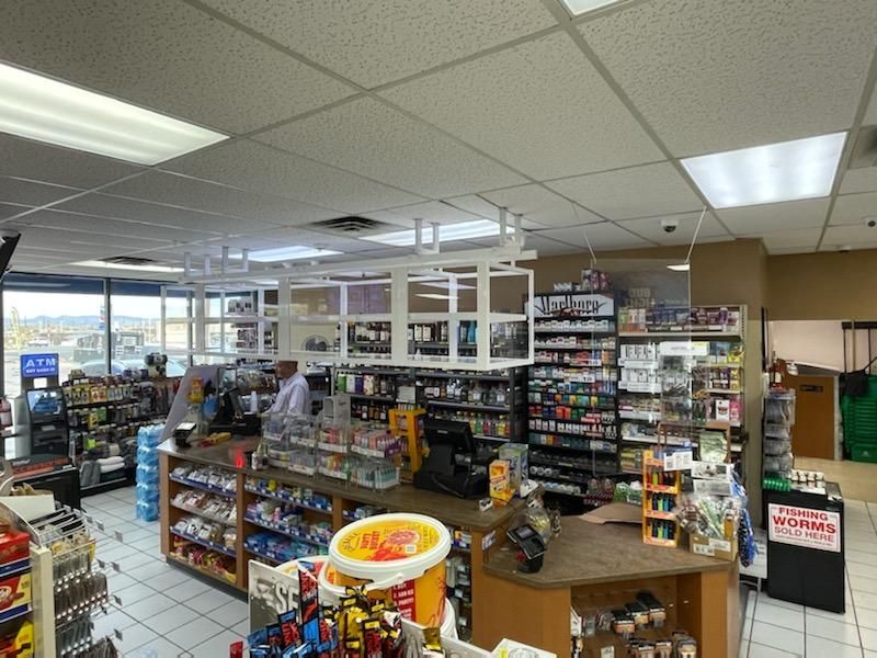 Custom Manny's Chevron store display